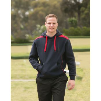 Winning Spirit Adults’ Close Front Contrast Fleece Hoodie