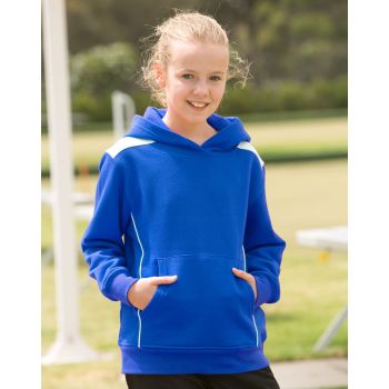 Winning Spirit Kids’ Close Front Contrast Fleece Hoodie