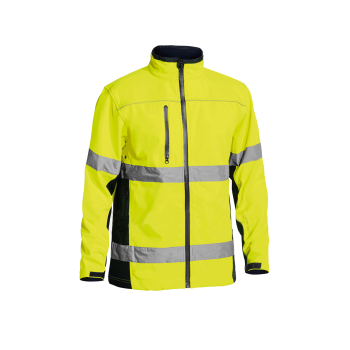 Bisley Soft Shell Jacket With 3m Reflective Tape