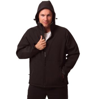 Winning Spirit Men’s Softshell Hooded Jacket