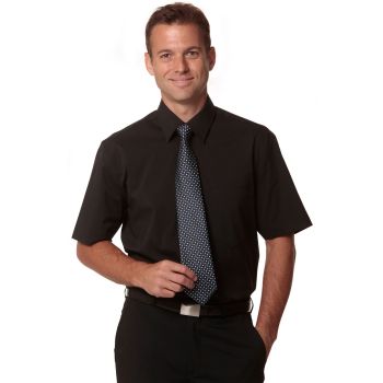 Winning Spirit Men’s Cotton/Poly Stretch Short Sleeve Shirt