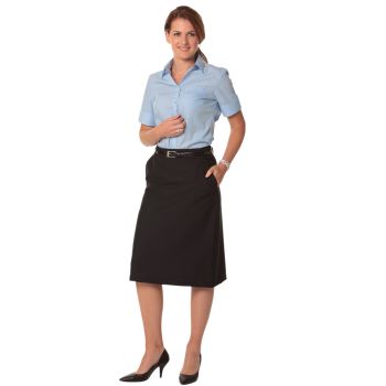 Winning Spirit Ladies’ Poly/Viscose Stretch A-line Utility Lined Skirt