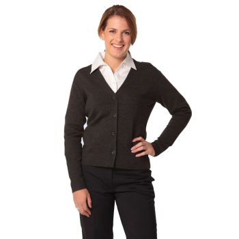 Winning Spirit Ladies’ V-Neck Long Sleeves Cardigan