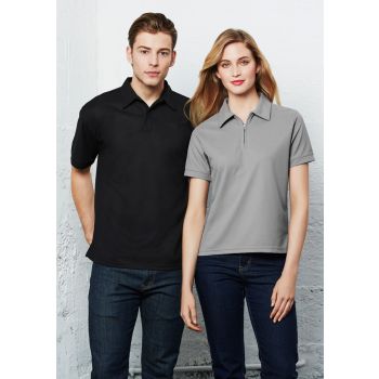 Biz Collection Ladies Micro Waffle Polo