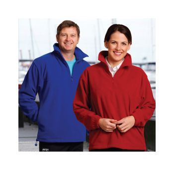 Winning Spirit Adults’ Half Zip Polar Fleece Pullover