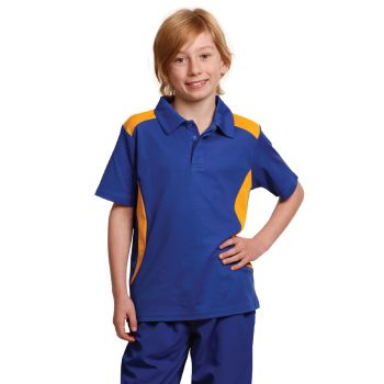 Winning Spirit Kids’ TrueDry® Contrast Short Sleeve Polo