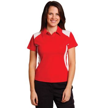 Winning Spirit Ladies' TrueDry® Contrast Short Sleeve Polo 