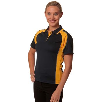 Winning Spirit Ladies’ CoolDry® Mini Waffle Short Sleeve Polo