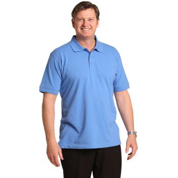 Winning Spirit Men’s Cotton Stretch Short Sleeve Polo