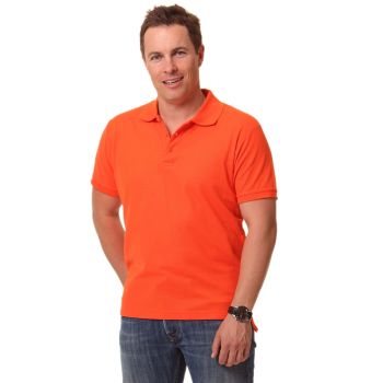 Winning Spirit Men’s TrueDry® Solid Colour Short Sleeve Pique Polo