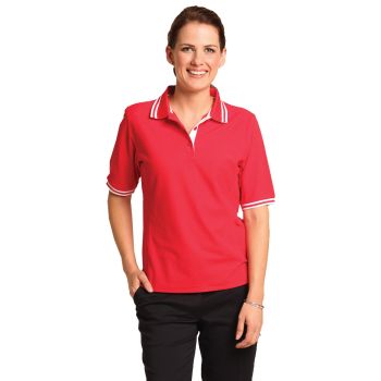 Winning Spirit Ladies’ TrueDry® Pique Short Sleeve Polo