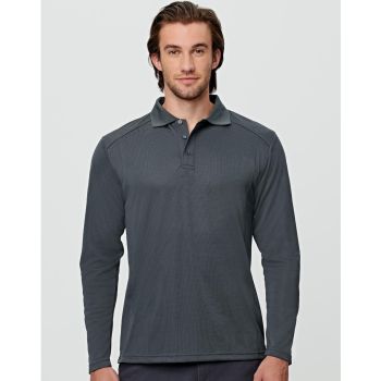 Winning Spirit Men's Bamboo Charcoal L/S Polo