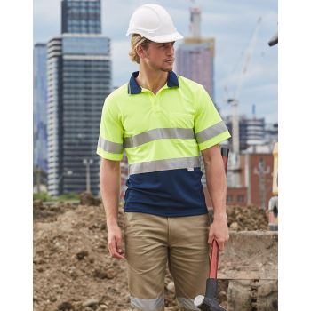 AIWX Hi-Vis S/S Safety Polo 3M Tapes