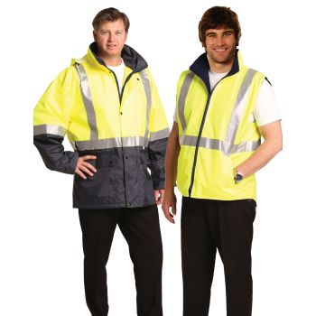 Winning Spirit Hi-Vis Three in One Safety Jacket with 3M Tapes