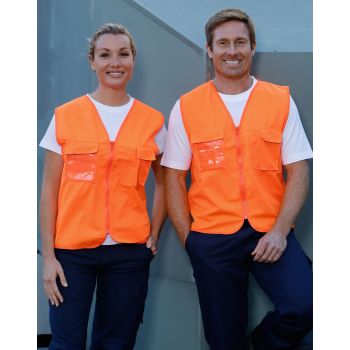 Winning Spirit High Visibility Safety Vest with Chest Pockets