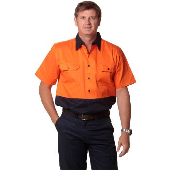 Winning Spirit High Visibility Short Sleeve Work Shirt