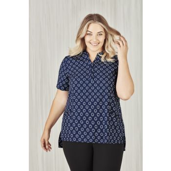 Womens Easy Stretch Daisy Print Tunic