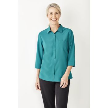 Womens Easy Stretch 3/4 Sleeve Shirt