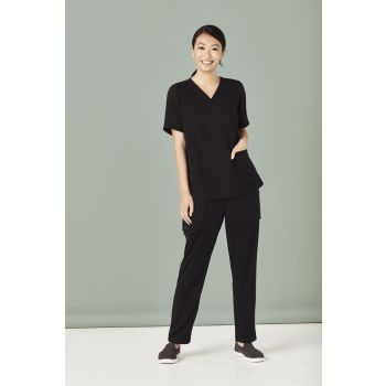 Womens Easy Fit V-Neck Scrub Top
