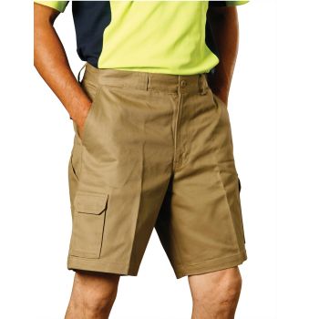 Winning Spirit Men's Heavy Cotton Drill Cargo Shorts