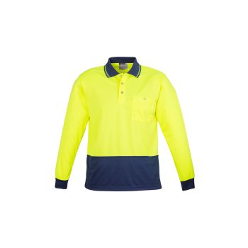 Syzmik Hi Vis Basic Spliced Polo - Long Sleeve