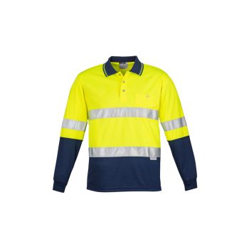 Syzmik Hi Vis Spliced Polo - Long Sleeve Hoop Taped