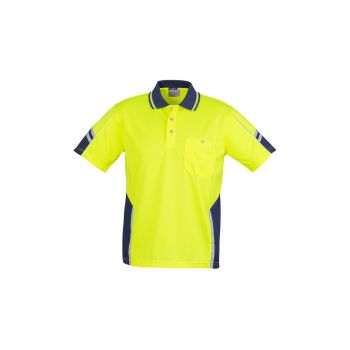 Syzmik Mens Hi Vis Squad Polo - Short Sleeve