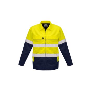 Syzmik Mens Hi Vis Cotton Drill Jacket