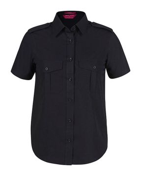 JB's Ladies Epaulette Short Sleeve Shirt 