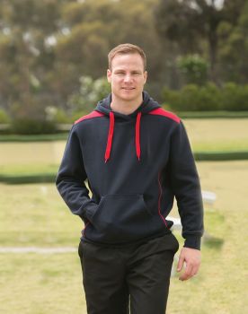 Winning Spirit Adults’ Close Front Contrast Fleece Hoodie