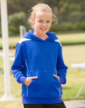 Winning Spirit Kids’ Close Front Contrast Fleece Hoodie