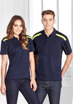 Biz Collection Mens United Short Sleeve Polo