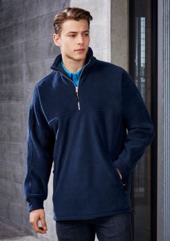 Biz Collection Mens Heavy Weight 1/2 Zip Winter Fleece