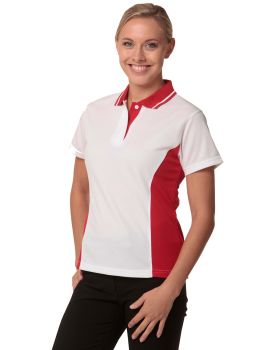 Winning Spirit Ladies’ TrueDry® Contrast Short Sleeve Polo