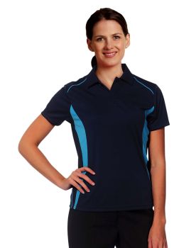 Winning Spirit Ladies' CoolDry® Short Sleeve Contrast Polo