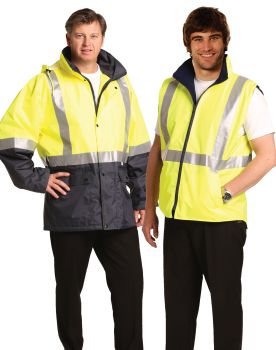 Winning Spirit Hi-Vis Three in One Safety Jacket with 3M Tapes
